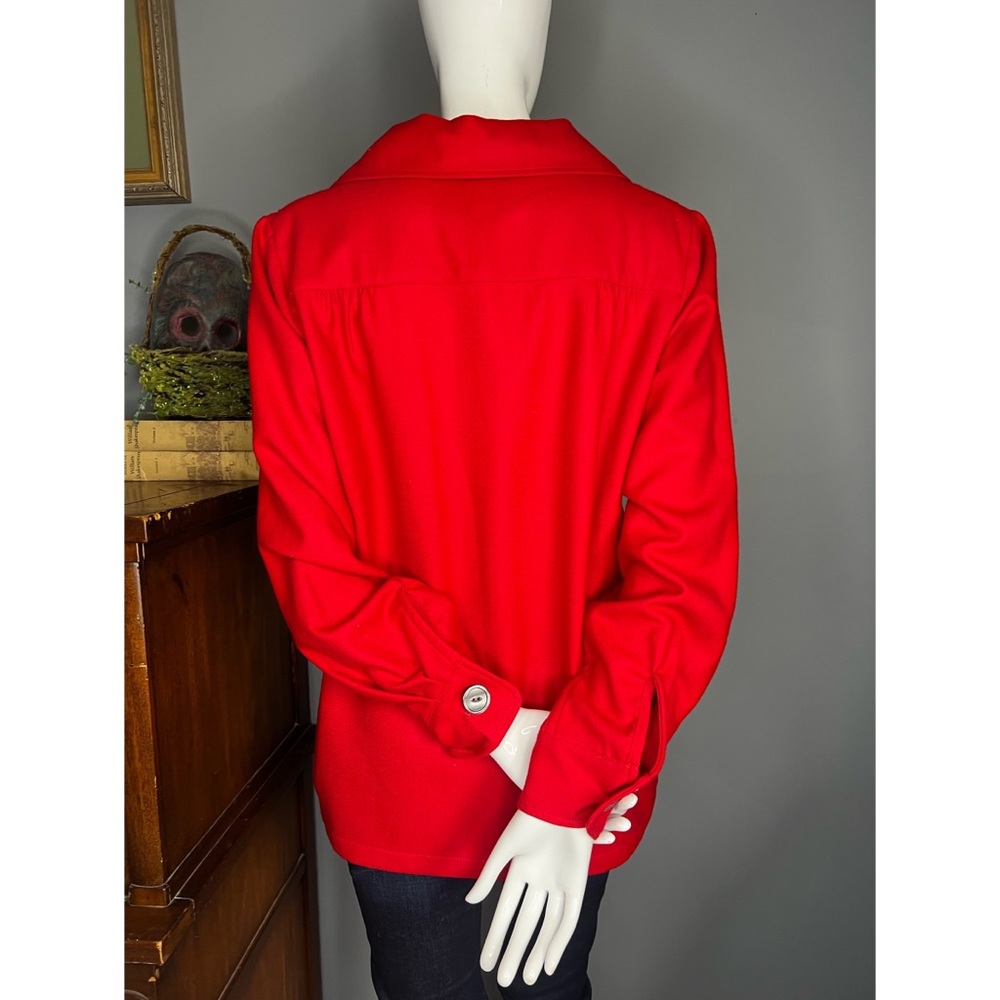 Pendleton : Red Virgin Wool Shacket - image 6